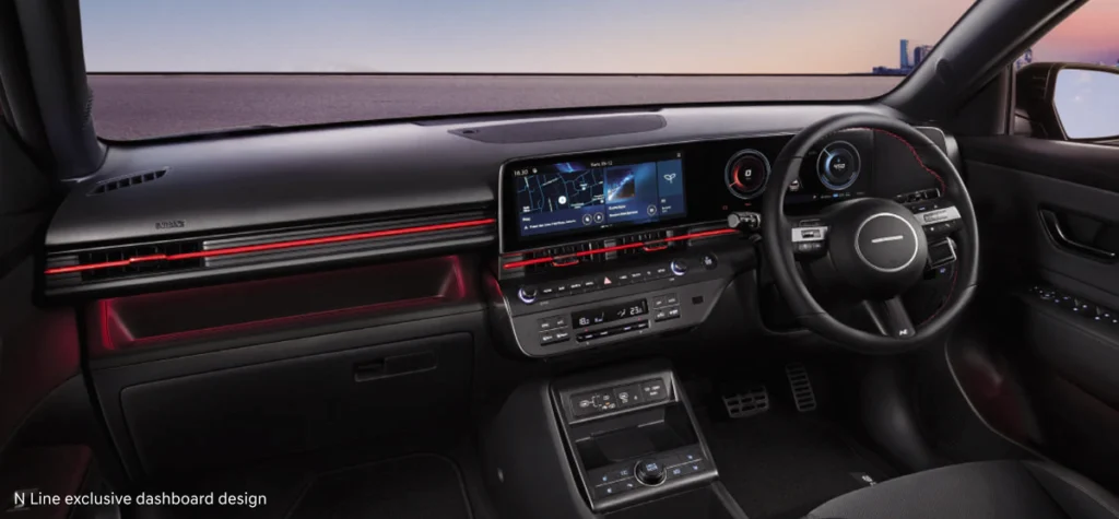 interior hyundai Kona N Line