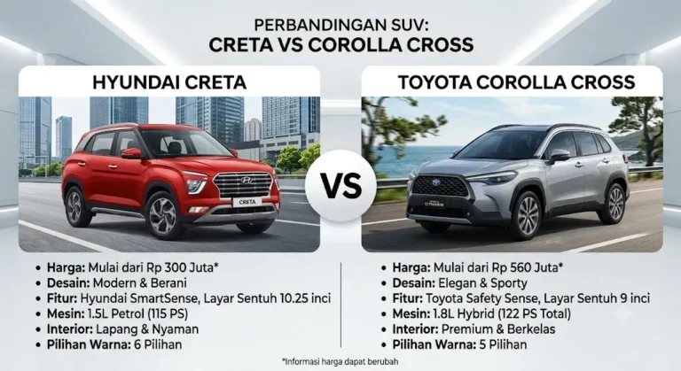 Hyundai Creta vs Toyota Corolla Cross: Mid-Range SUV Showdown 2026